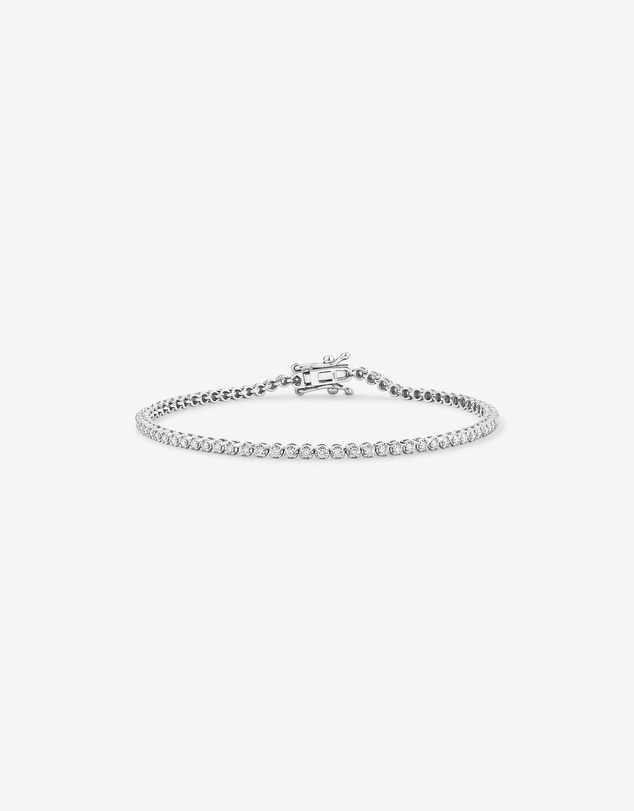 Michael Hill - 0.90 Carat TW Laboratory-Grown Diamond Tennis Bracelet set in 10kt White Gold