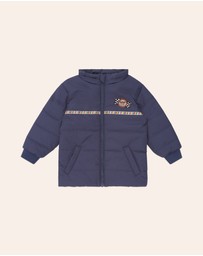 Huxbaby - Rug up Hux Spliced Puffer Jacket - Babies-Kids