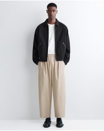 COS - Cotton Cropped Relaxed-Fit Barrel Leg Trousers