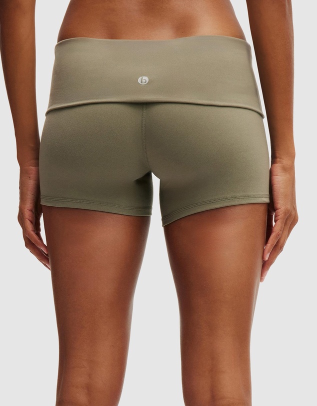 Cotton On Body Active - Ultra Soft Roll Over Shortie Shorts