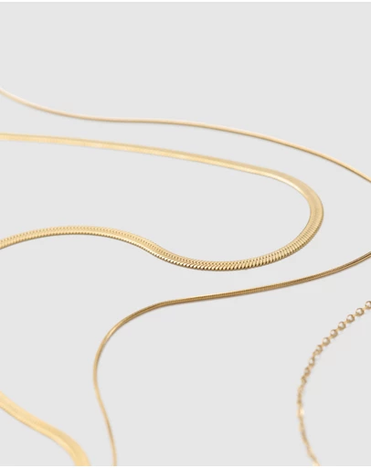 UNISON - Sloane Multi Layer Necklace Pack