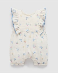 Purebaby - Ruffle Romper -Kids-Babies