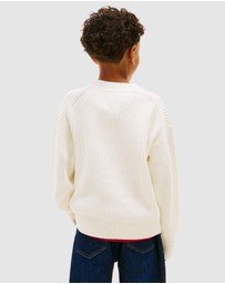 Tommy Hilfiger - Heritage Flag Chunky Knit Jumper - Kids