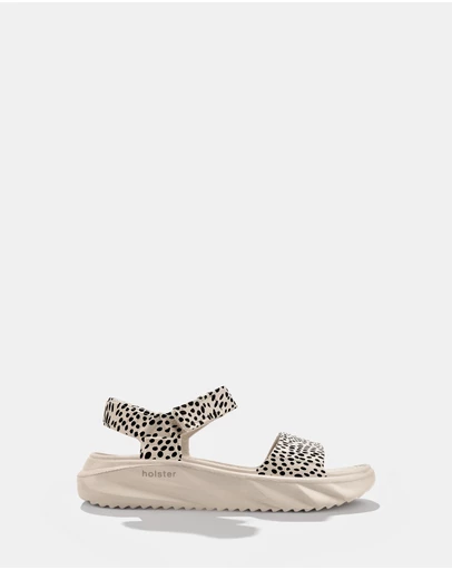 Holster - Cloudsafari EVA Wedge Sandals - Sand Cheetah - Womens