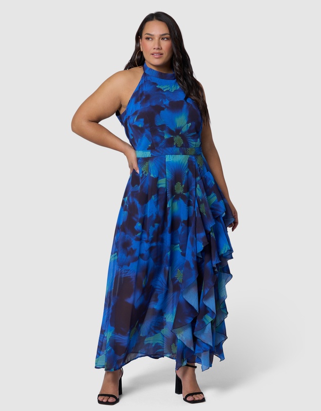 Pink Dusk by Curve Project - Kiss Kiss Maxi Dress