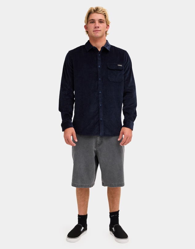 Quiksilver - Mens Aireys Corduroy Long Sleeve Shirt