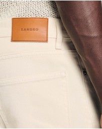 Sandro - Regular Ecru Jeans