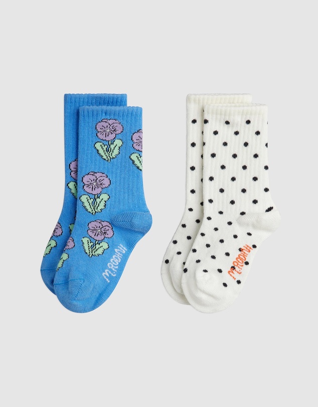 Mini Rodini - Violas 2-Pack Socks