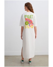 NEXT - Short Sleeve Crew Neck Jersey Back Graphic Midi Dress