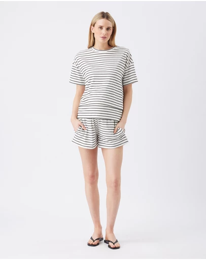 Ripe Maternity - Jada Stripe Short