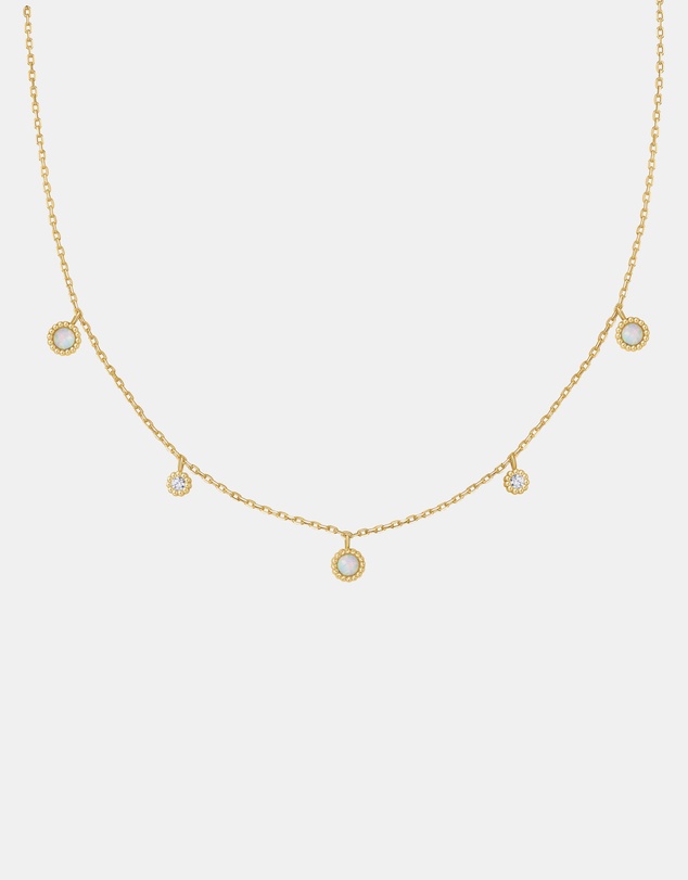 Ania Haie - Gold Kyoto Opal Station Necklace
