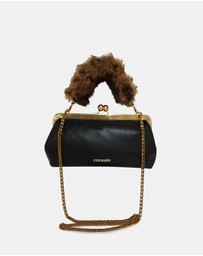 Steve Madden - BAmira Black/Gold Handbag