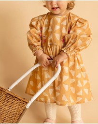 Fox & Finch - Winter Vacay Emb. Dress - Babies
