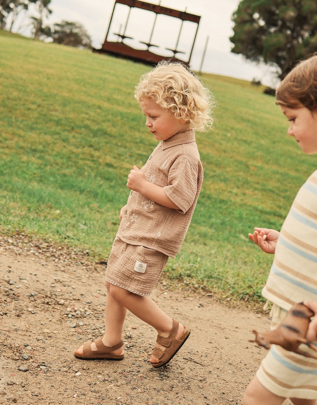 Kynd Baby - Woven Short in Mocha