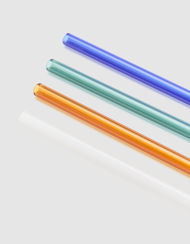 Seed Heritage - Florence Glass Straw Set of 4