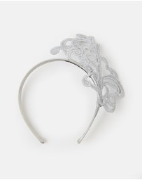 Max Alexander - Australian-Made Lace Crown Fascinator