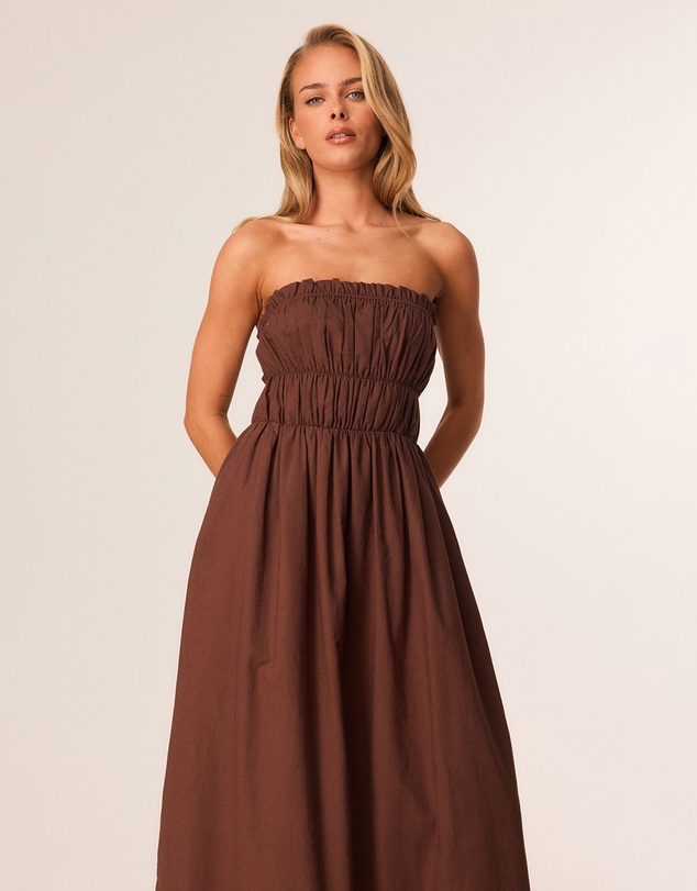 SNDYS - Ines Strapless Maxi Dress