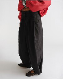 Decjuba - D-Luxe Spray Barrel Pants