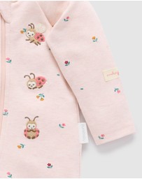 Purebaby - Thick Zip Growsuit -Kids-Babies