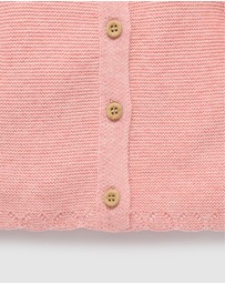 Purebaby - Crochet Collar Cardigan -Kids-Babies