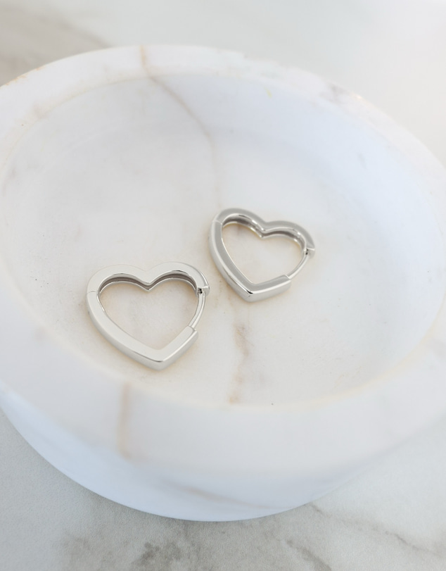 Luna Rae - Sterling Silver - Amore Hoops