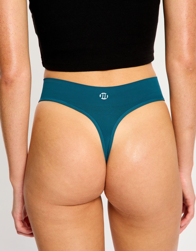 Modibodi - Modicomfort Seamless Hi Waist Period Underwear Thong Light Absorbency