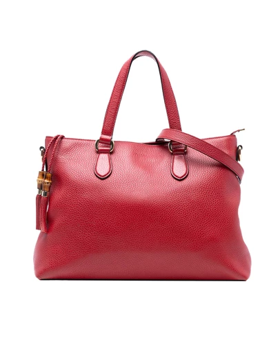 Pre-Loved by Azura Reborn - Pre-Loved Leather Bamboo Tassel Satchel