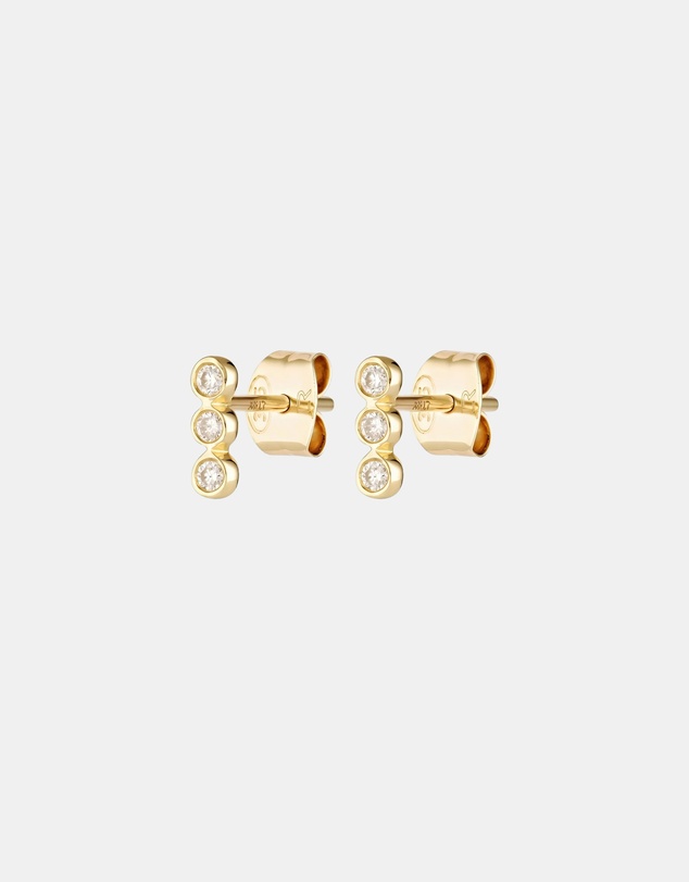 Luna Rae - Solid Gold - Vivian Studs
