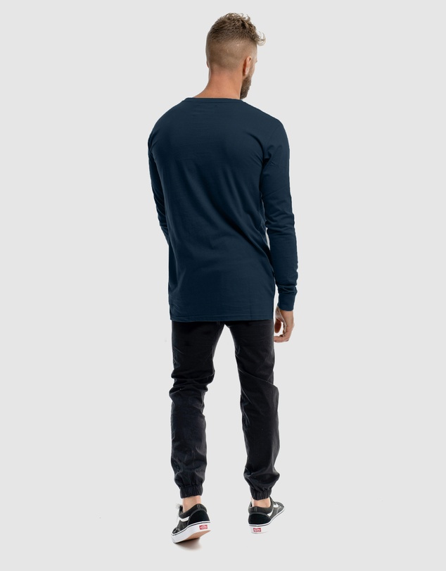 DVNT - Saxon Embroidery Long Sleeve Tee