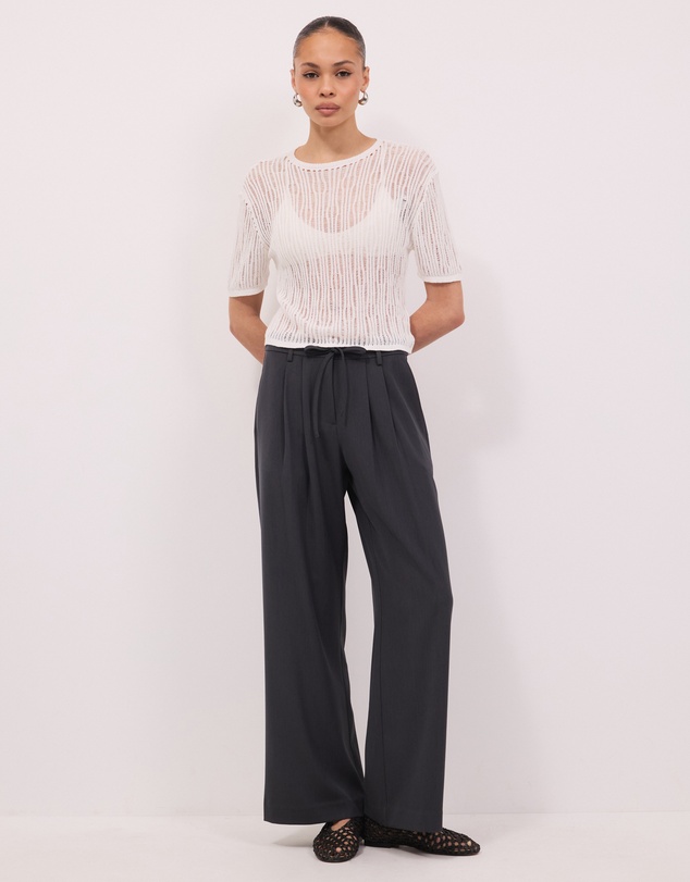 Calli - Boston High Neck Knit Top