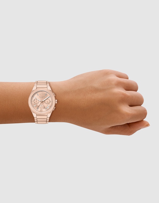 Armani Exchange - Rose Gold Chronograph Watch