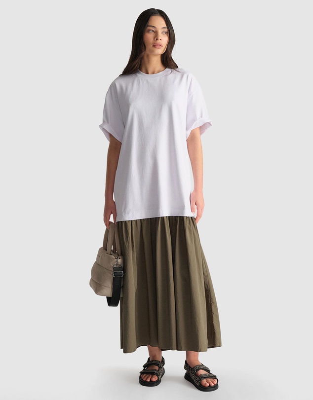 Decjuba - D-Luxe Drop Waist Nylon Dress