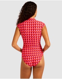 Seafolly - Sorrento Cap Sleeve Sunvest Bikini Top