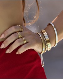 Arms Of Eve - Beatrice Gold Bracelet - Vanilla