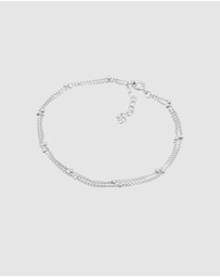 Elli Jewelry - Bracelet Layer Ball Chain Basic Trend in 925 Sterling Silver