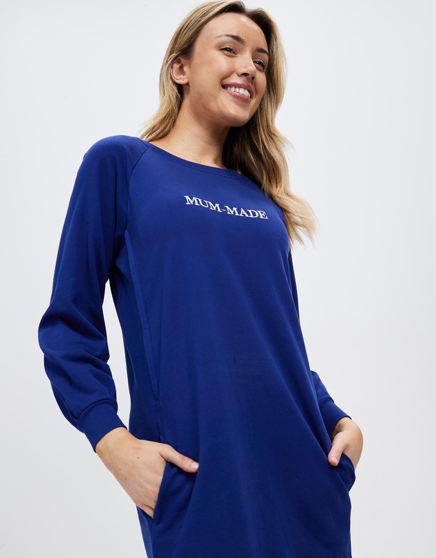 OMM Label - Mum-made Nursing Sweatshirt Dress