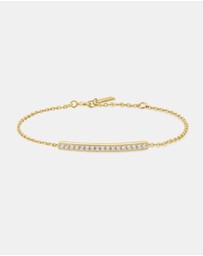 Ania Haie - Gold Pave Bar Bracelet