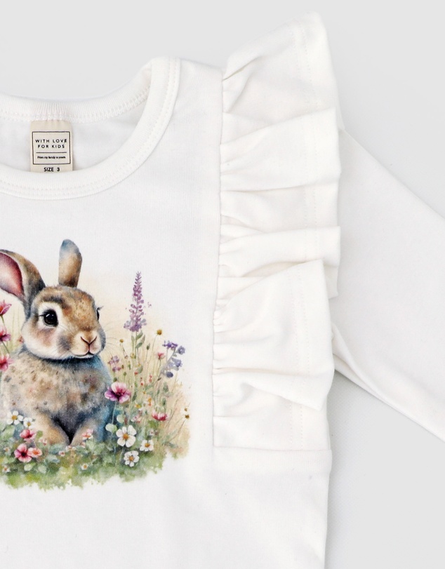 WITH LOVE FOR KIDS - Shimmy Long Sleeve Onesie - Babies