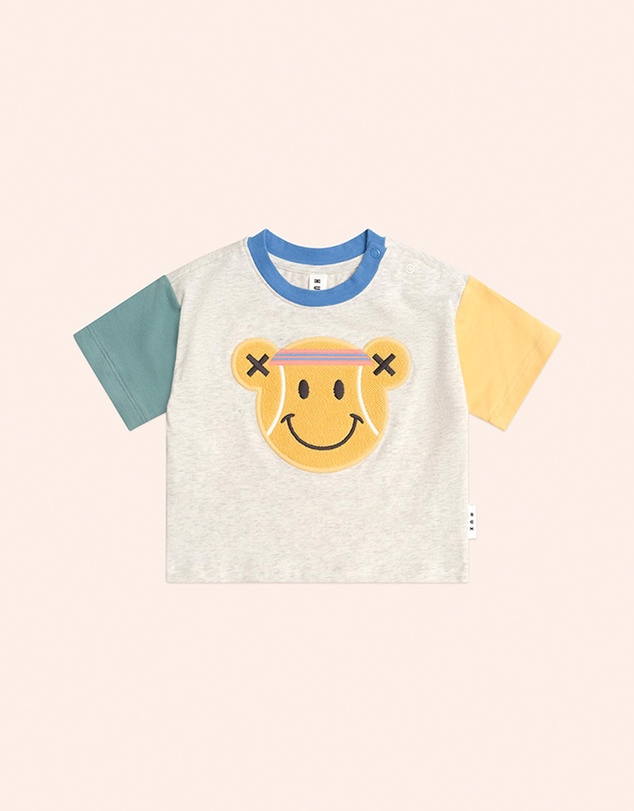 Huxbaby - Tennis Bear Boxy T-Shirt - Babies-Kids