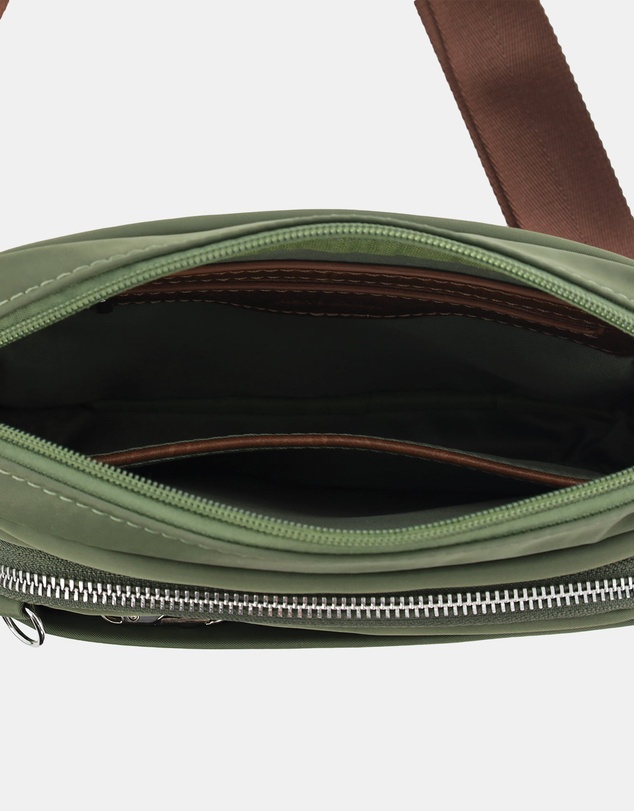 Pierre Cardin - Pierre Cardin RFID Anti-Theft Nylon Crossbody Bag