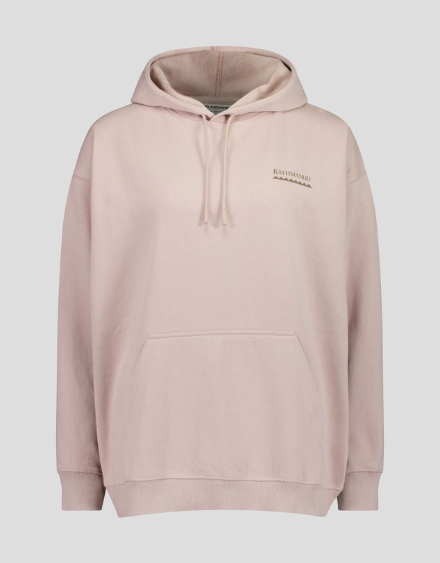 Kathmandu - Heritage Logo Slouchy Brushed Hoodie