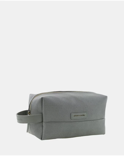 Pierre Cardin - Pierre Cardin Coated Canvas Travel Toiletry Bag