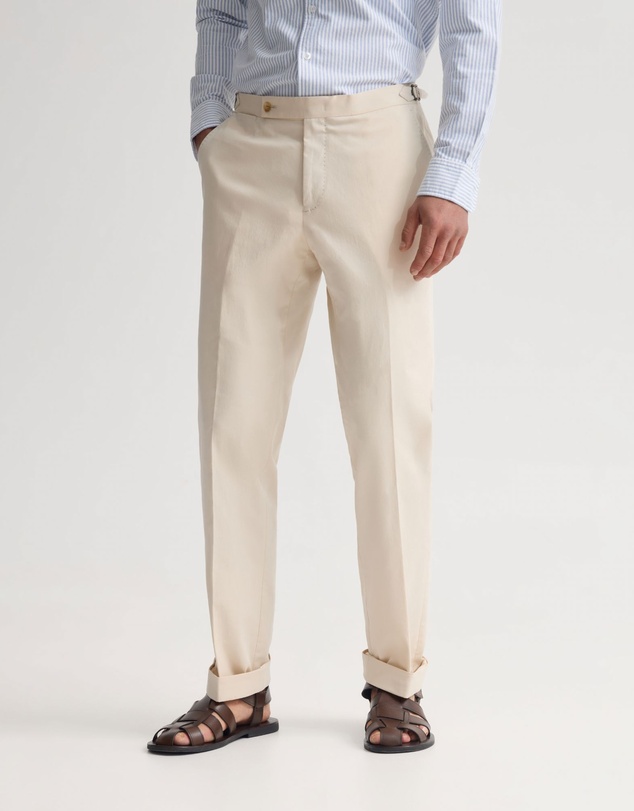 Oxford - Bryon Pants With Side Tab And Cuff