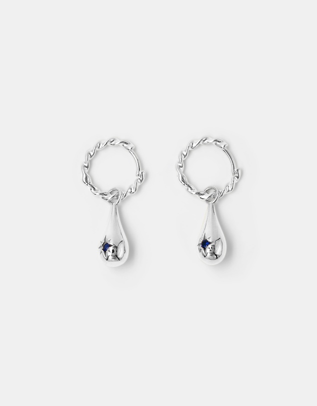Brie Leon - 925 Tear Drop Twist Sleeper Earrings