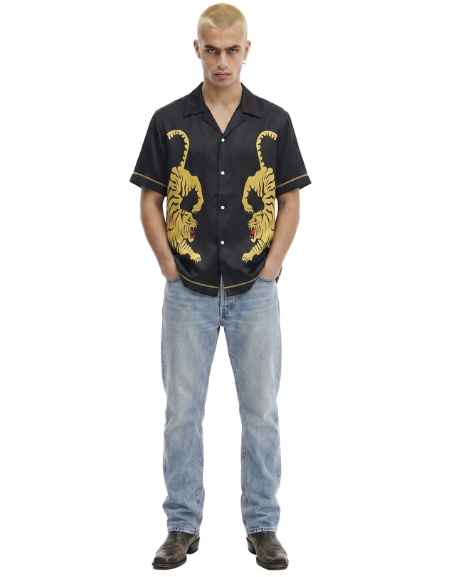 THE TALES - Crouching Tiger Silk Shirt