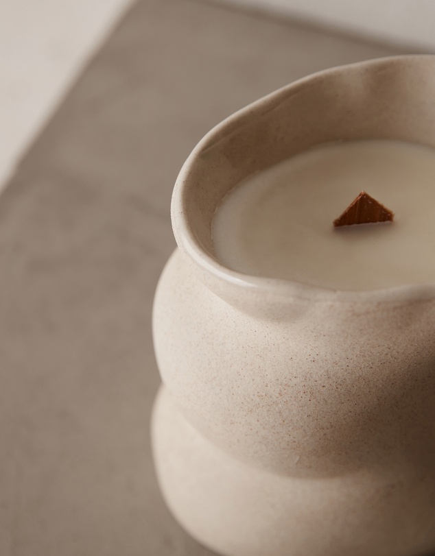 Black Blaze - Vetiver & Fig Ceramic Candle