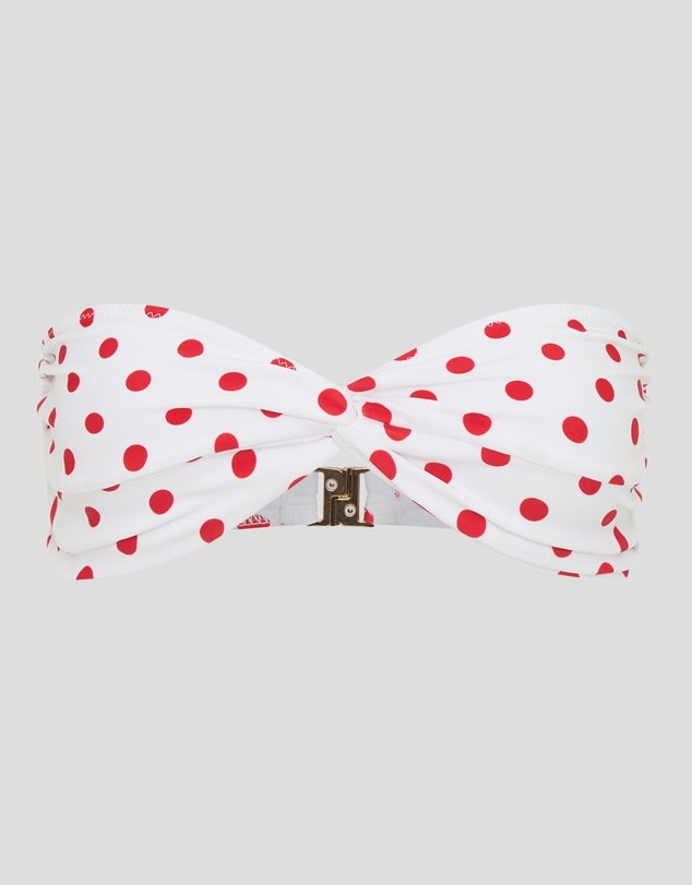 Vacay Swimwear - Positano Top Red Polka