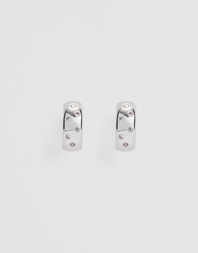 Country Road - Mara Crystal Hoop Earring