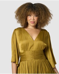 Pink Dusk by Curve Project - Work It Maxi Dress