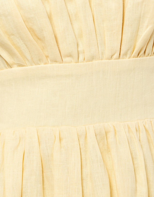 AERE - Gracelyn Linen Midi Dress